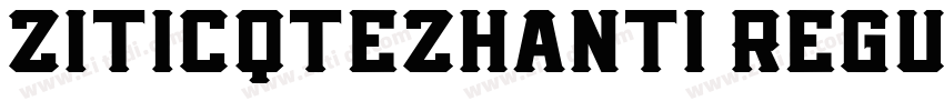 ziticqtezhanti Regul字体转换